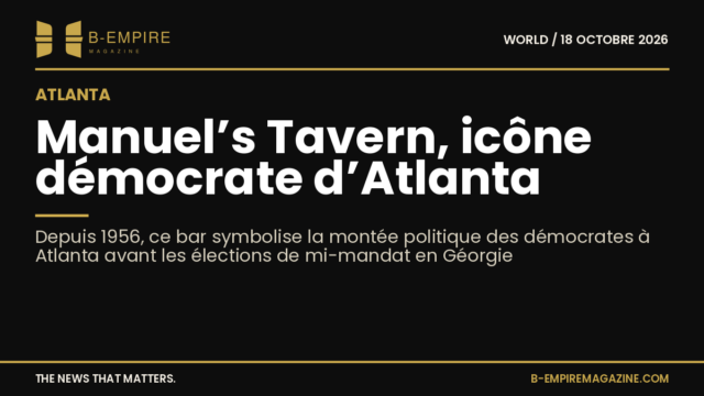 Photo extérieure de Manuel’s Tavern à Atlanta, un bar historique lié au Parti démocrate