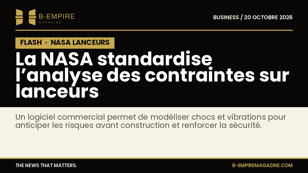 Visuel noir avec bloc FLASH en haut à gauche et texte en encre et or sur fond noir