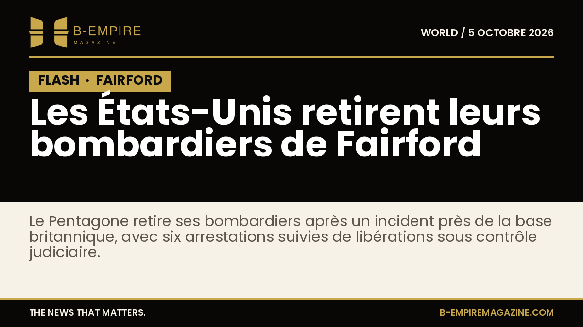 Vue aérienne de la base militaire de Fairford en Angleterre