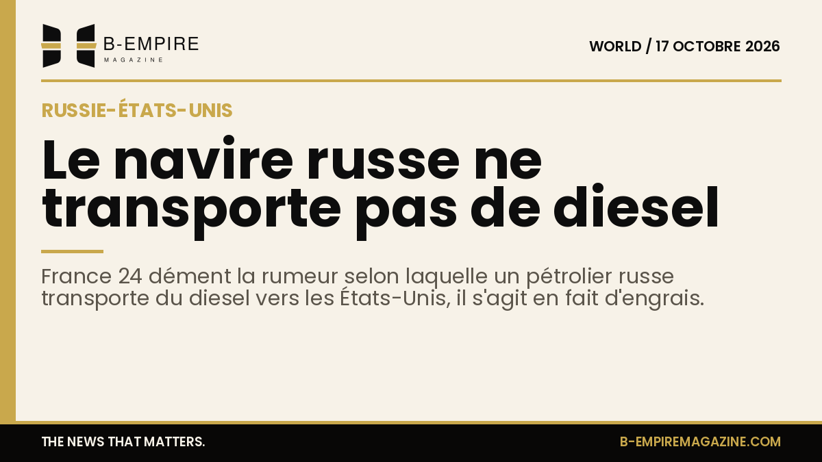 Image stylisée d'un navire pétrolier sur fond papier avec une bande or en haut