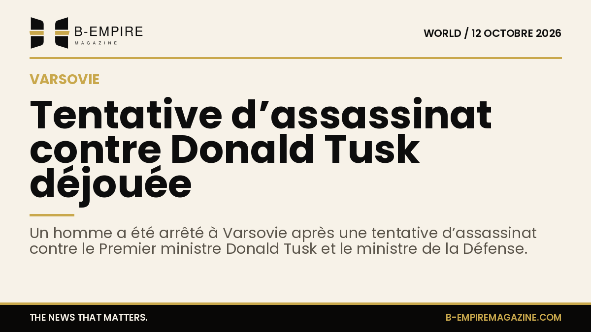 Une réunion de crise à Varsovie avec des responsables des services secrets en réponse à une tentative d’assassinat