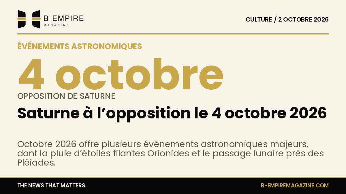 Illustration de Saturne avec ses anneaux visibles sur fond noir étoilé