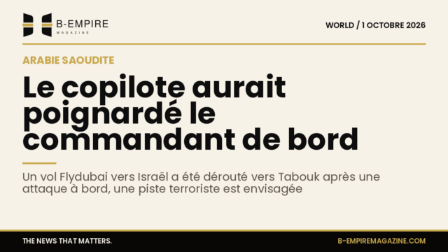 Illustration d’un avion Flydubai en vol sur fond clair avec un chiffre 0 en surimpression